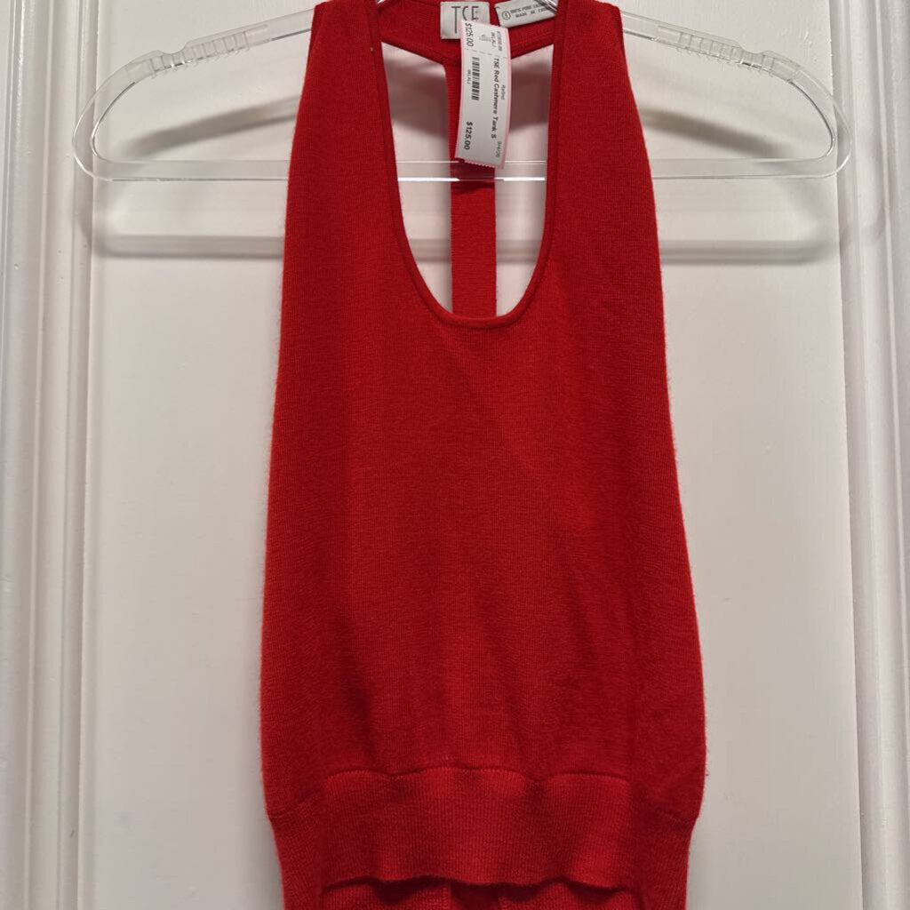 Red Cashmere Tank