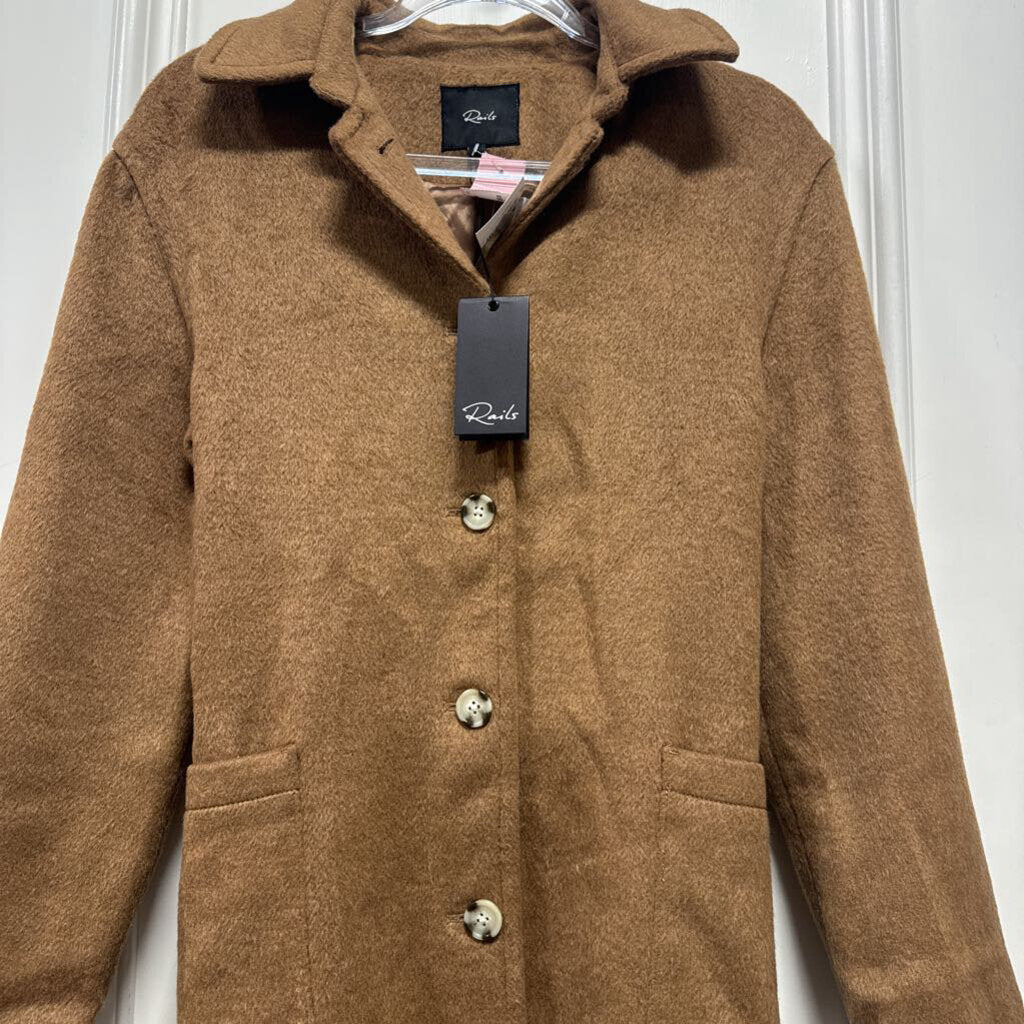 Brown Acrylic Belted Coat (NWT)