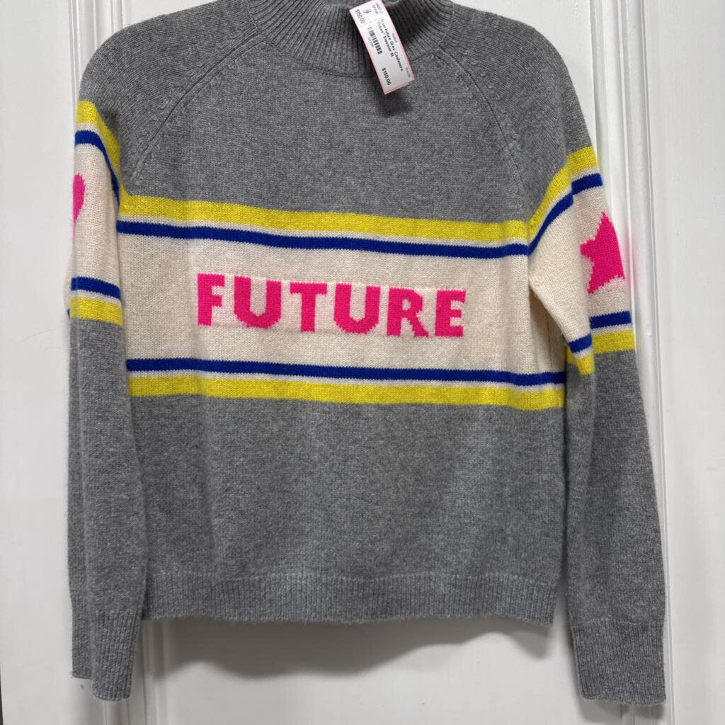 Grey Cashmere "Future" Sweater