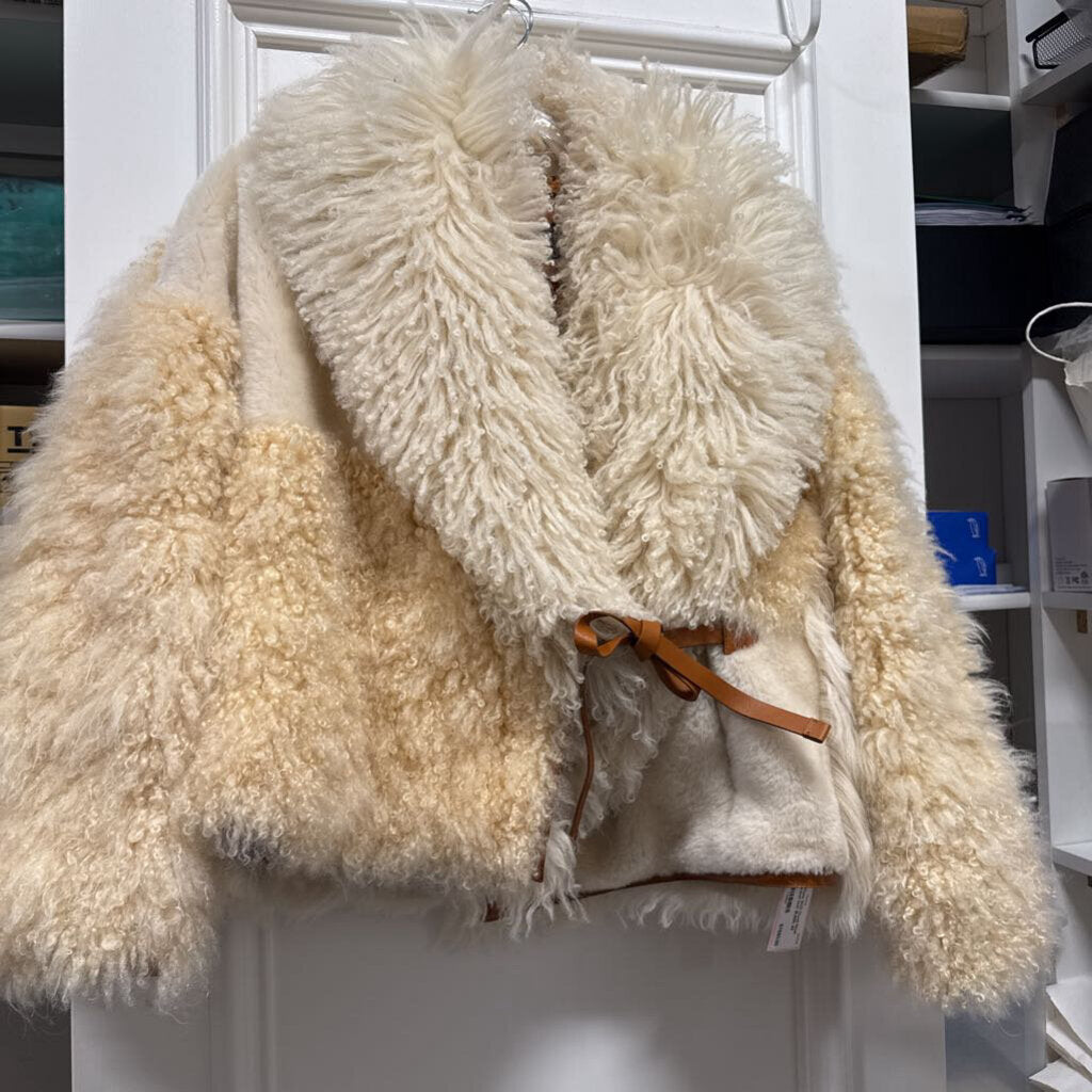 2023 Dyed Goat Fur Jacket (est 21k)