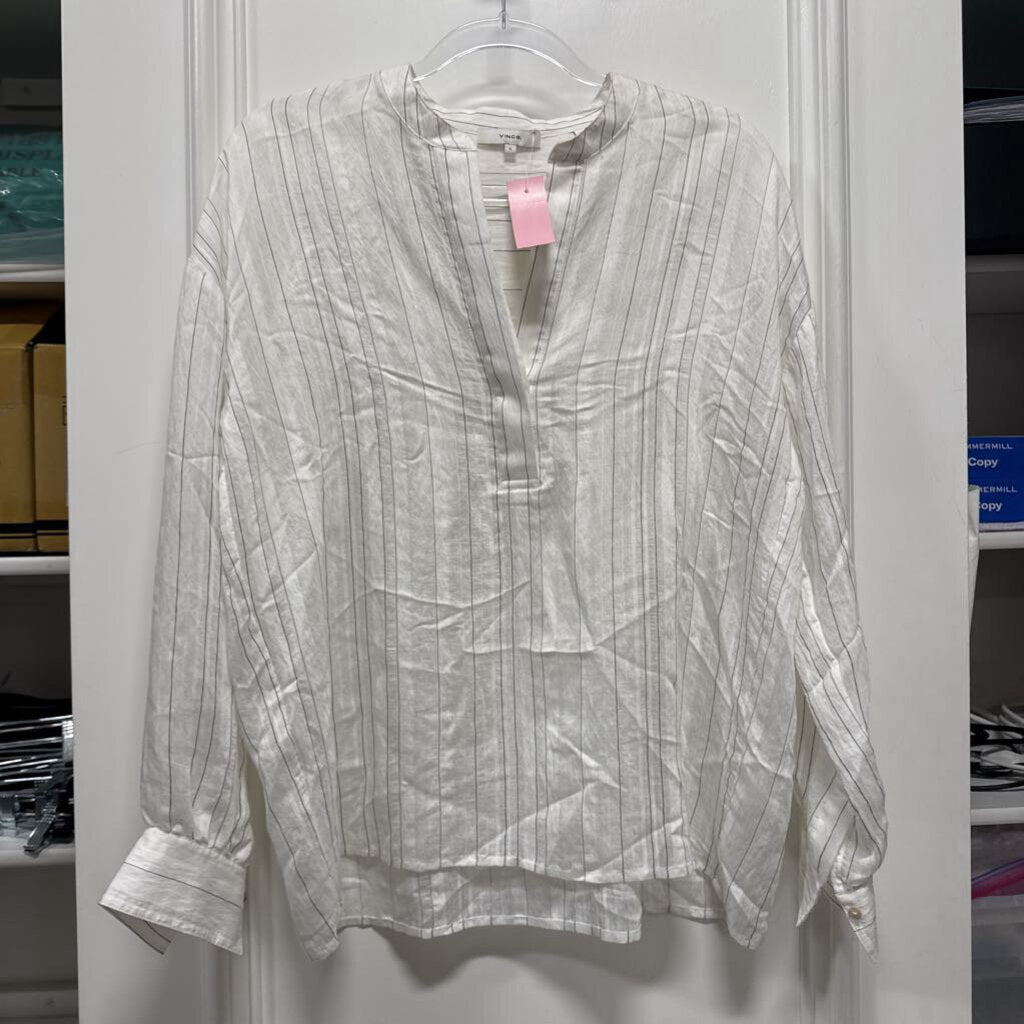 White/Black Rayon/Nylon Top