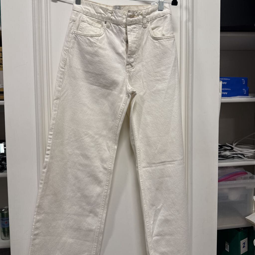 White Denim Wide Leg Jean