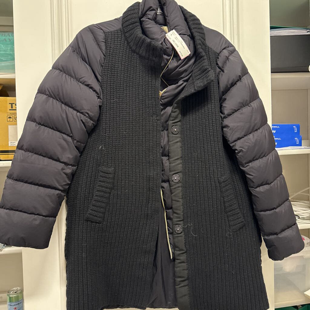 Black Puffer/Knit Jacket