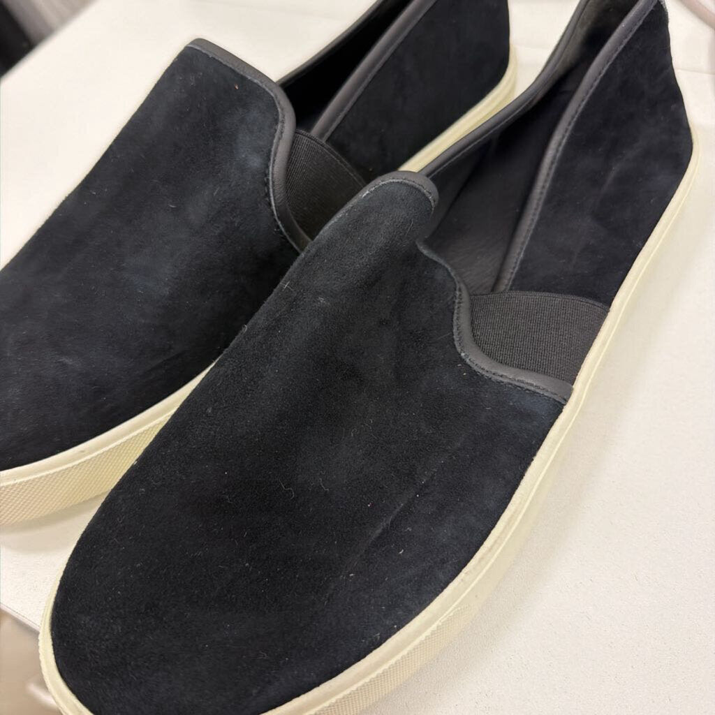 Vince Black Suede Slide Sneakers