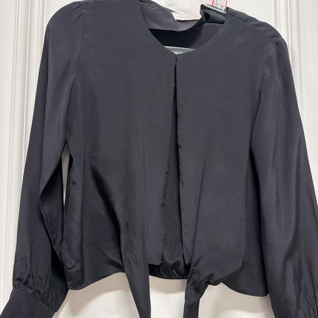 Black Silk Blouse