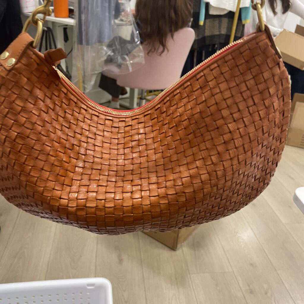 Brown Woven Bag