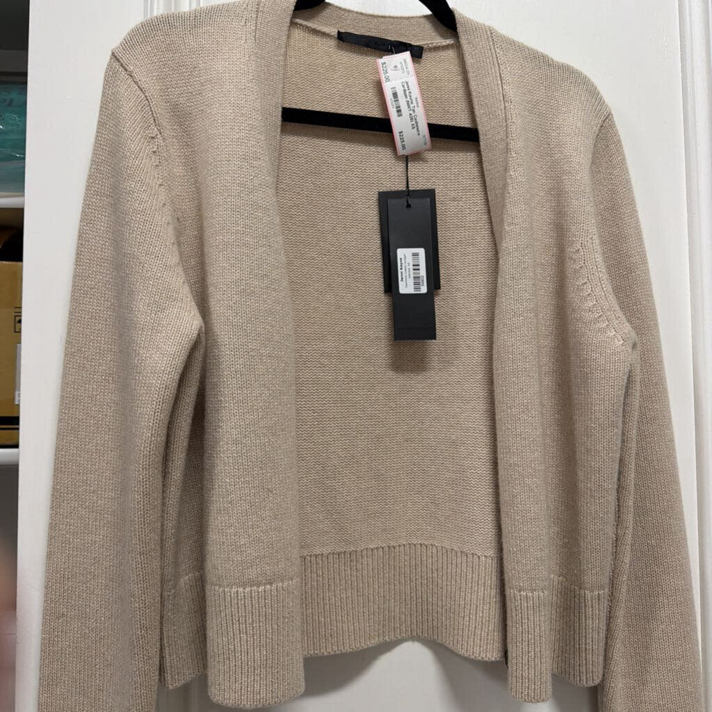 Tan Cashmere Cardigan (NWT 425)