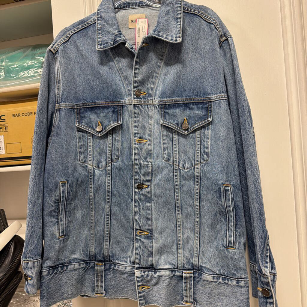 Blue Oversized Denim Jacket