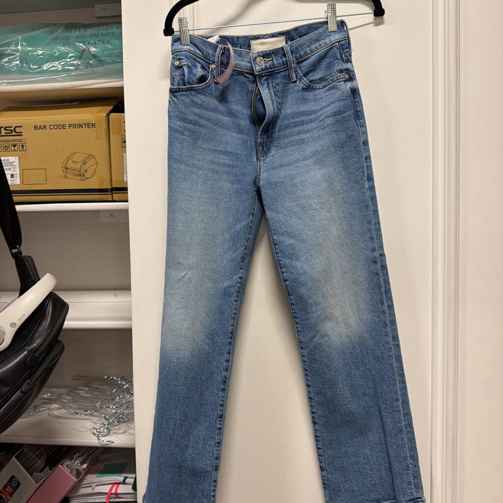 Light Washed Striaght Jean