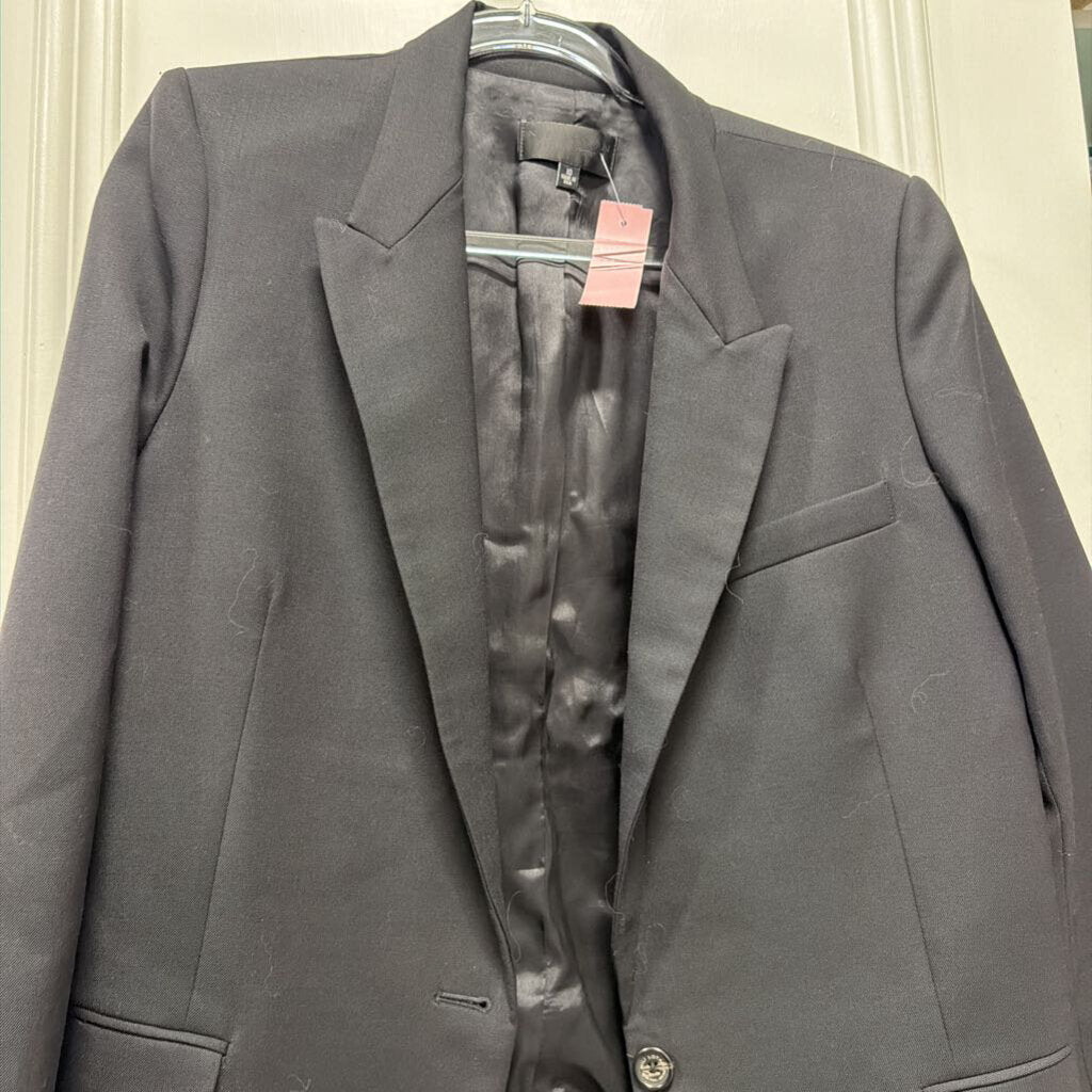 Black Wool Blazer
