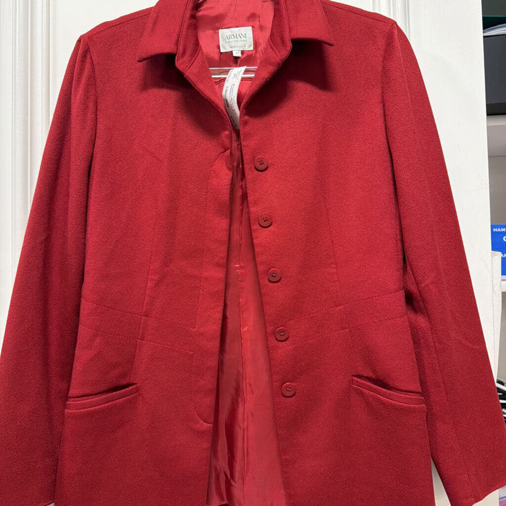 Red Cashmere Jacket