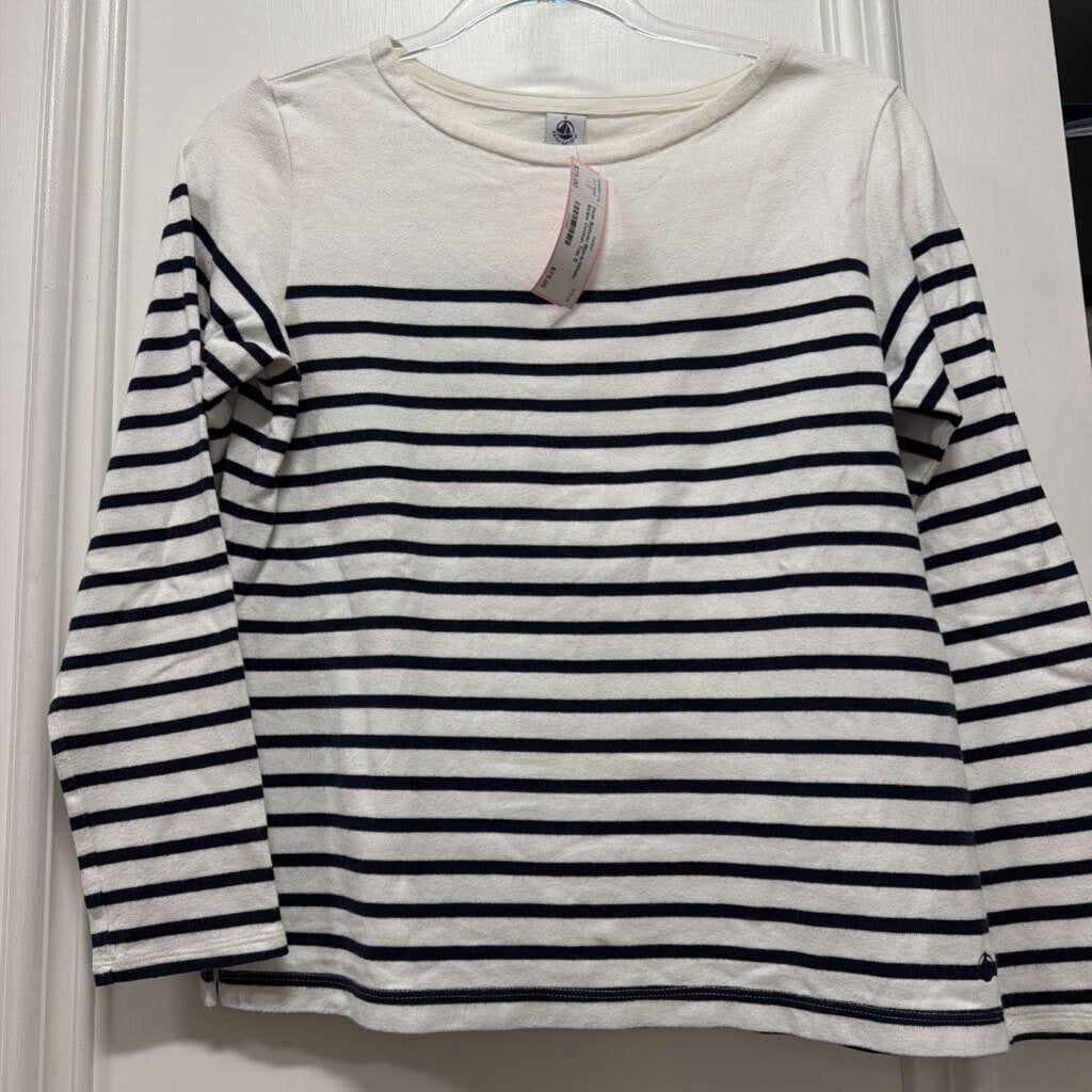 Black/White Stripe Cotton Top