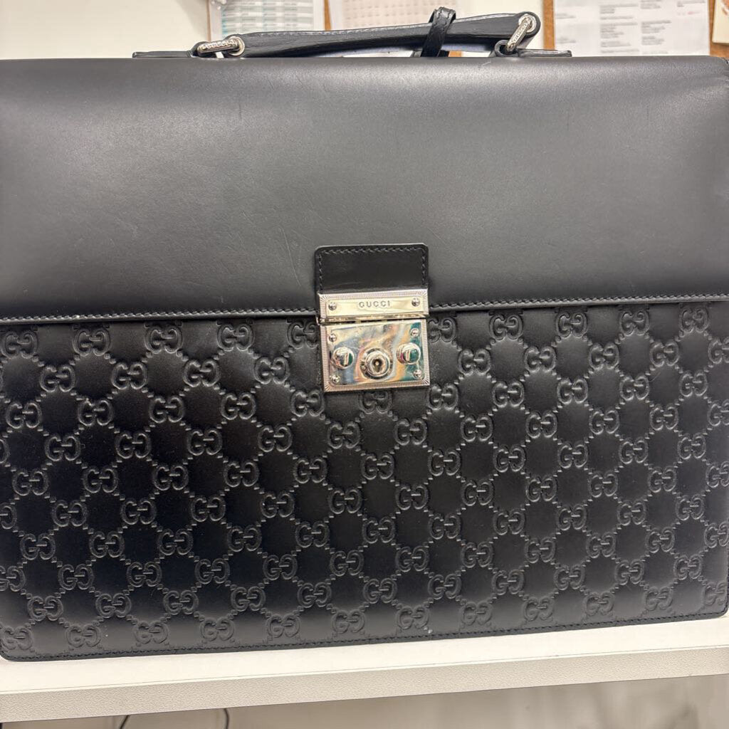 Black GG Briefcase