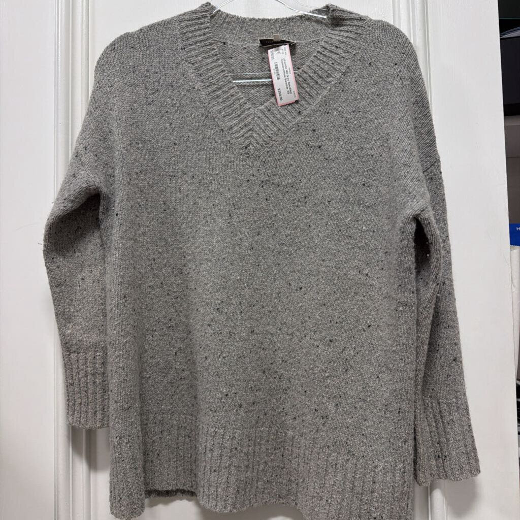 Grey Speckled Cashmere/Wool Sweater