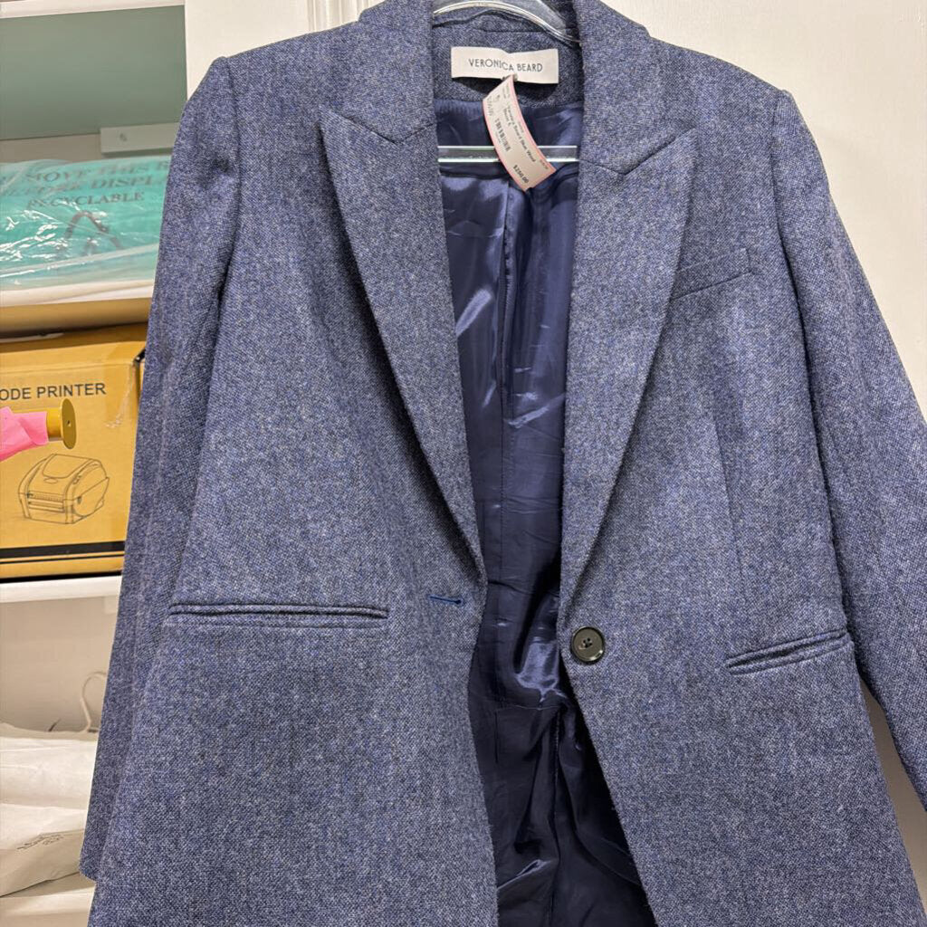 Blue Wool Blazer