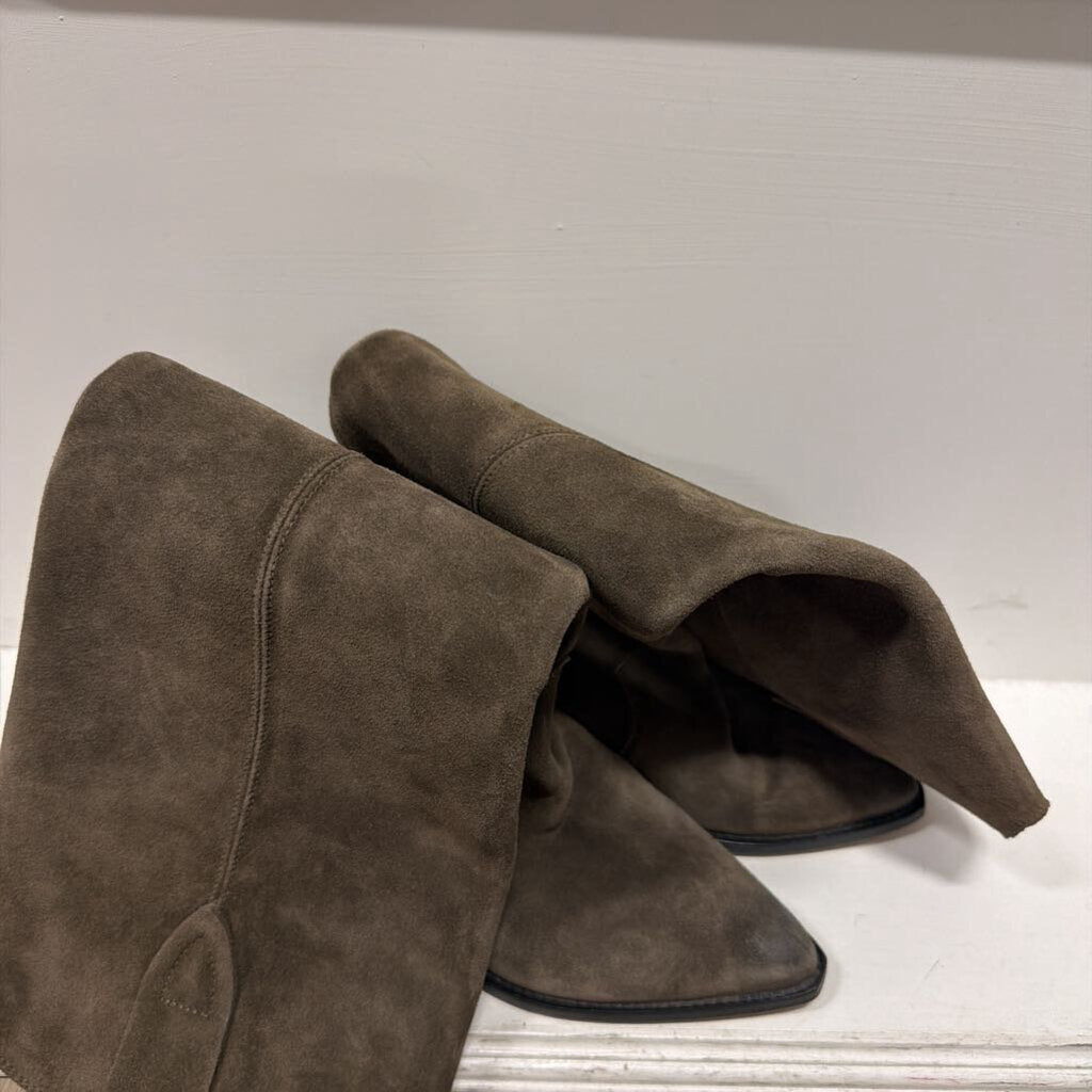 Isabel Marant Grey Suede Boots