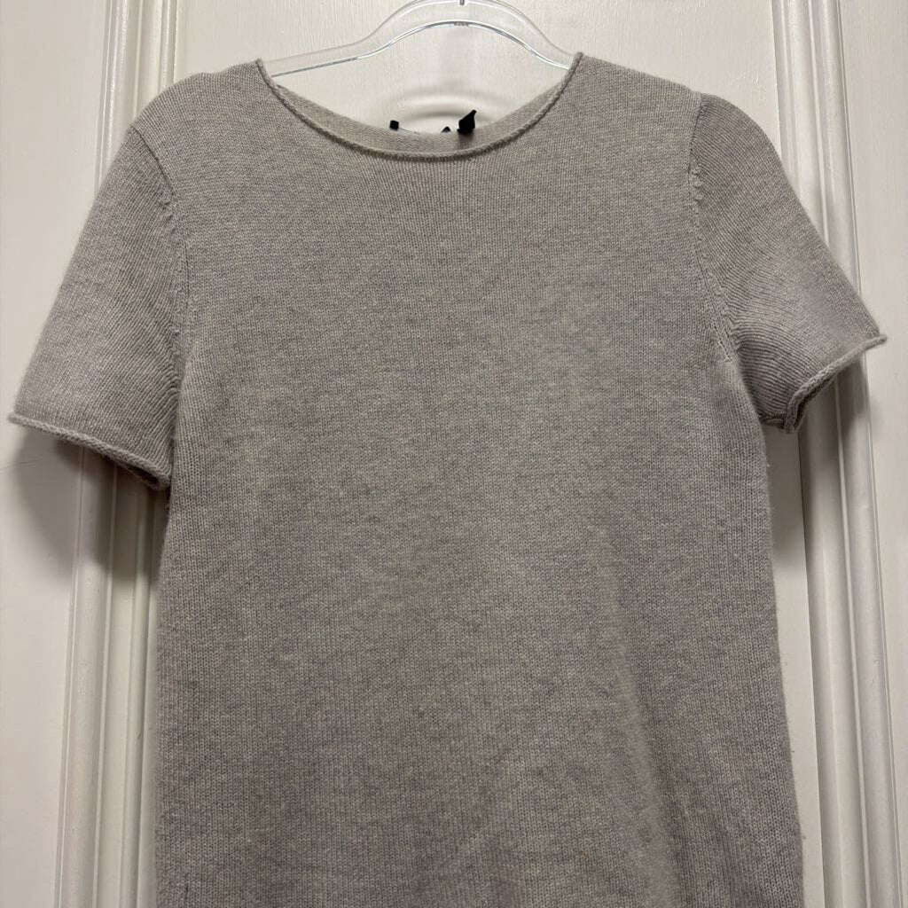 Gray SS Knit Sweater