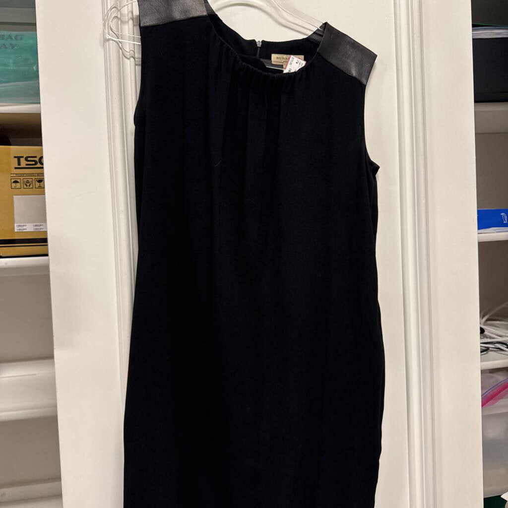 Black Acetate Sleeveless Dress