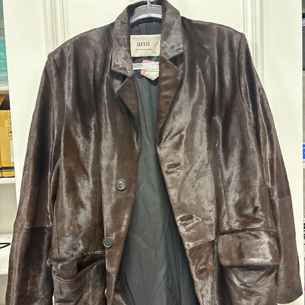 Brown Ponyhair Coat
