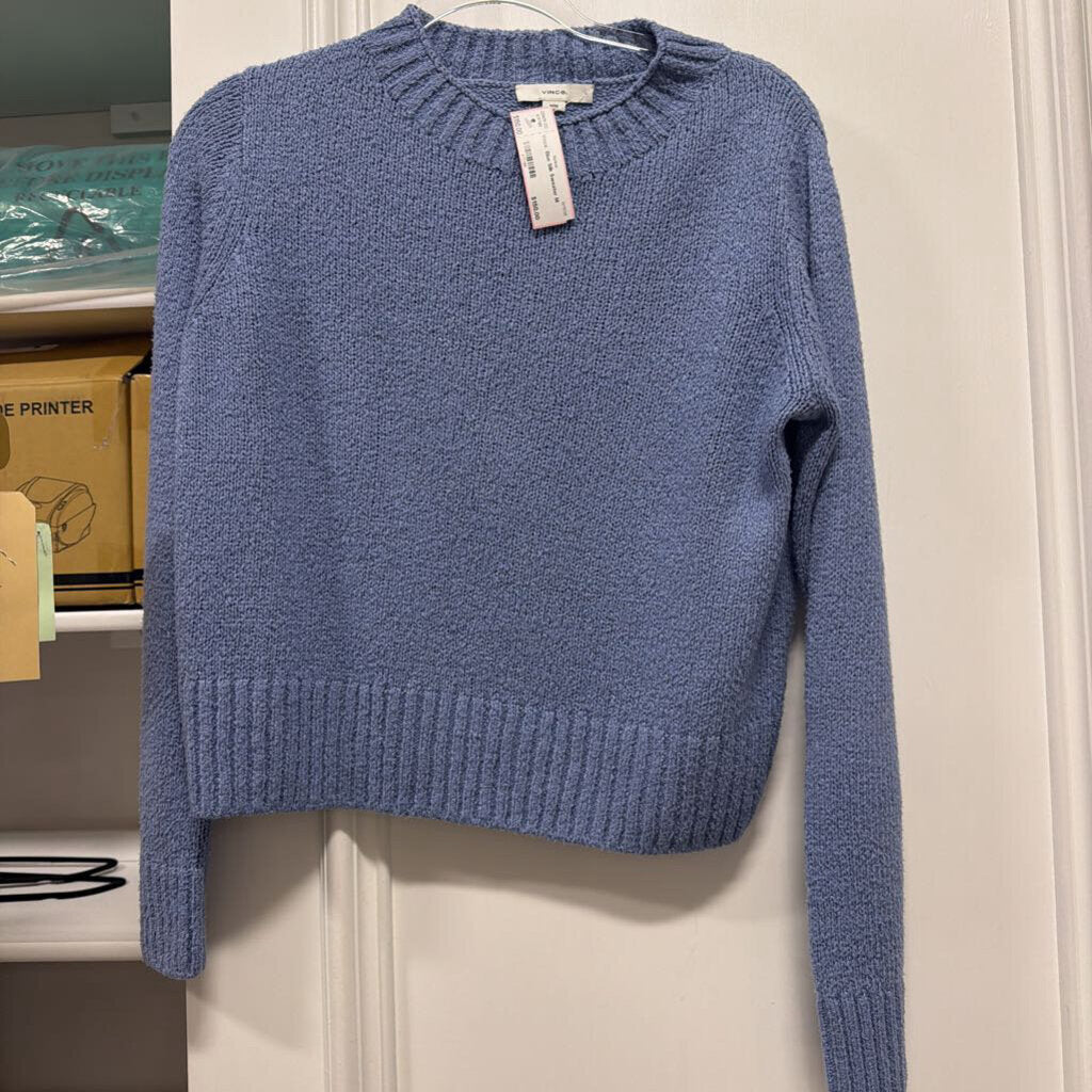 Blue Silk Sweater