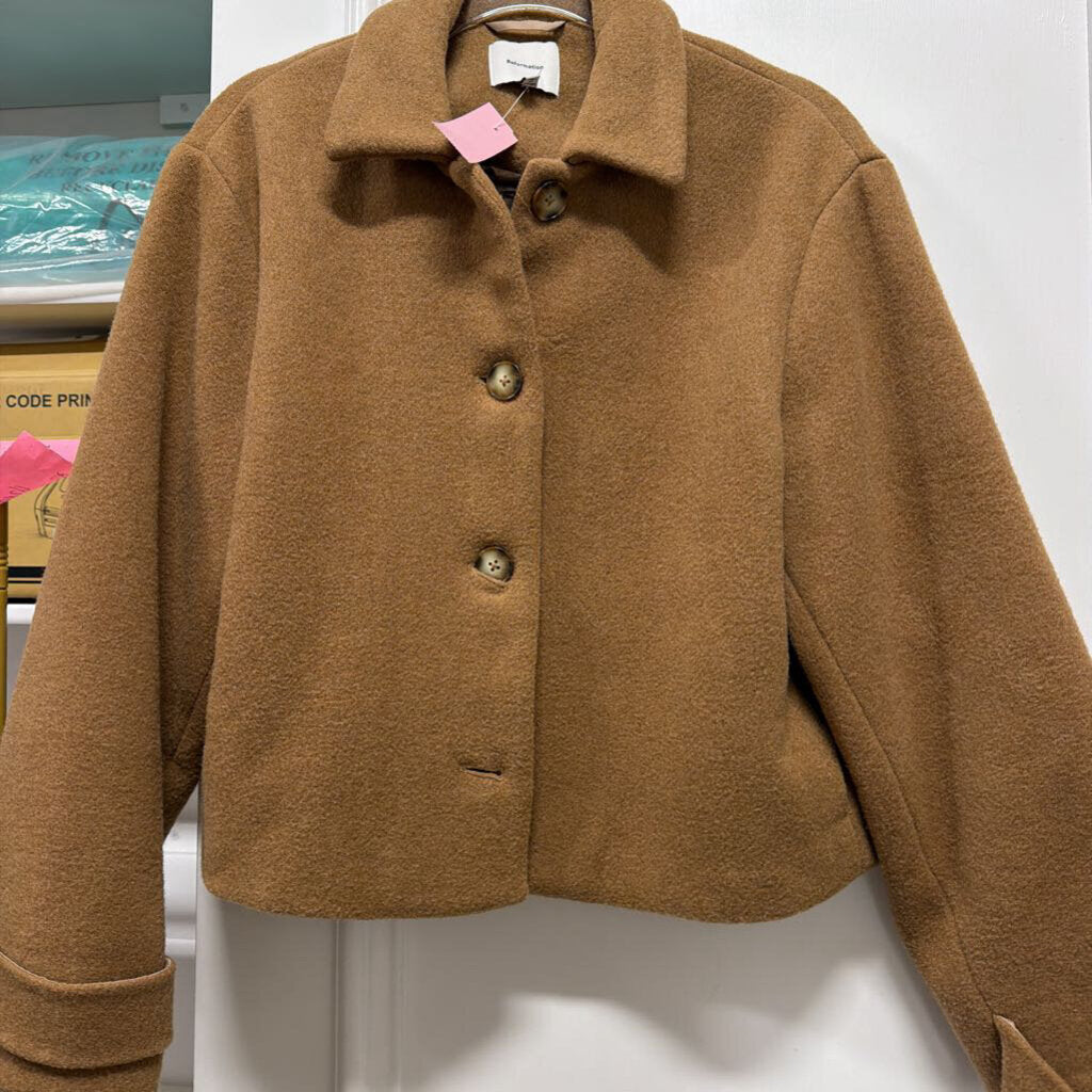 Camel Wool Blend Jacket