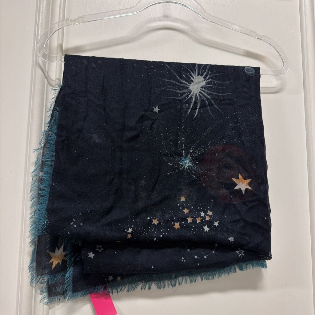 Navy Solar Scarf