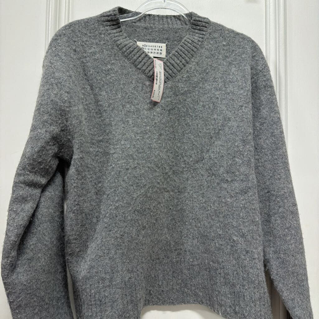 Gray Wool V Neck Sweater (NWT)