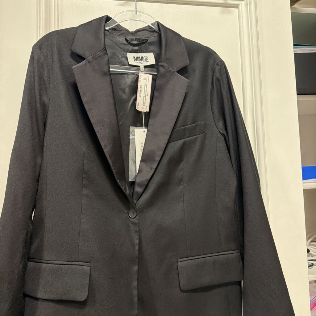 Black Wool/Viscose Blazer (NWT)