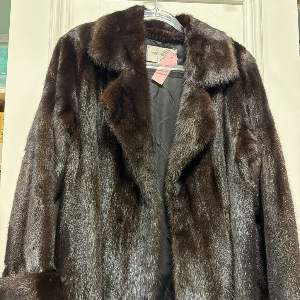 Brown Mink Fur Coat