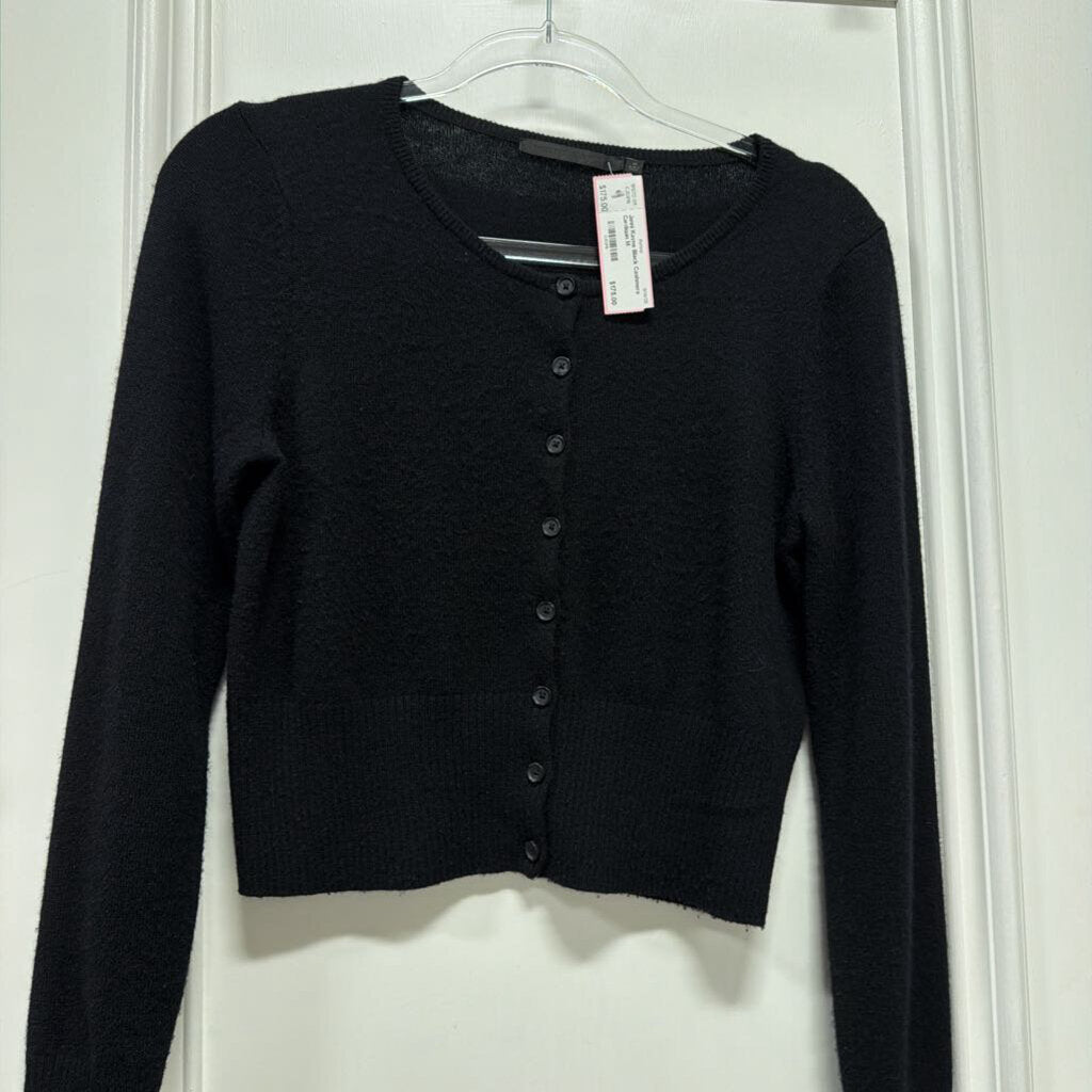 Black Cashmere Cardigan
