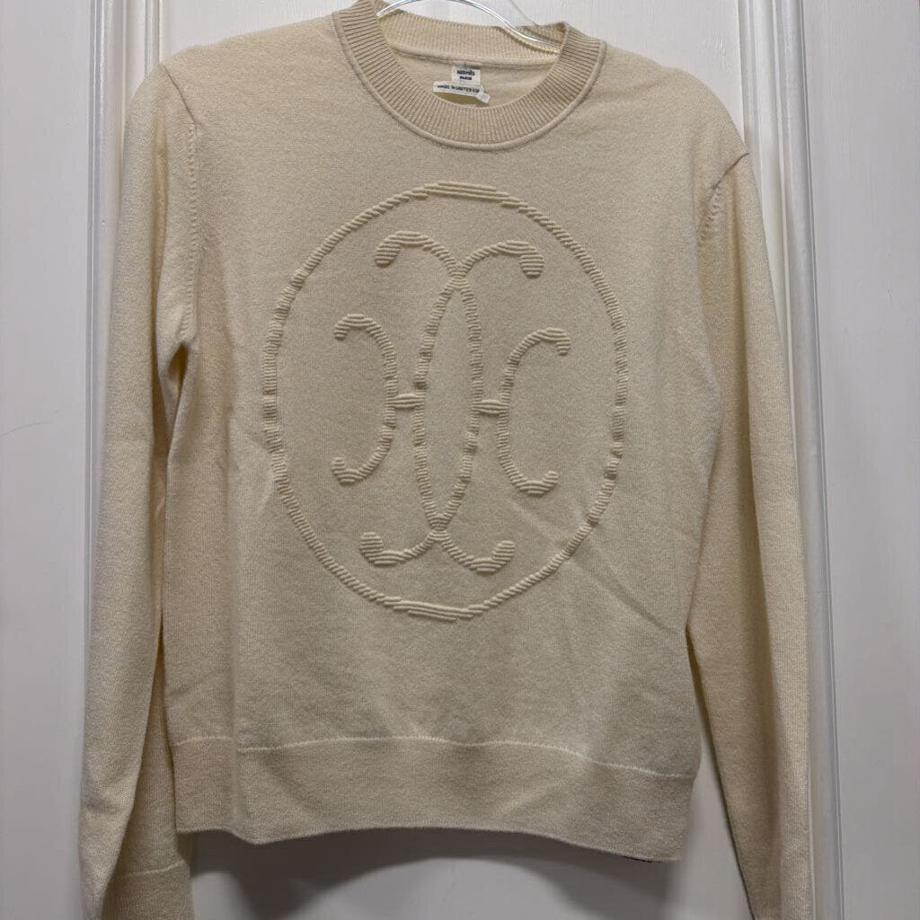 Cream Cashmere "H Lift" Sweater (NWT 1850)