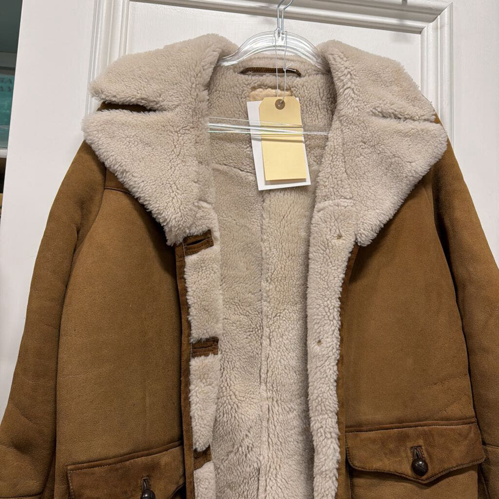 Brown Shearling Coat (Est 3900) AS IS