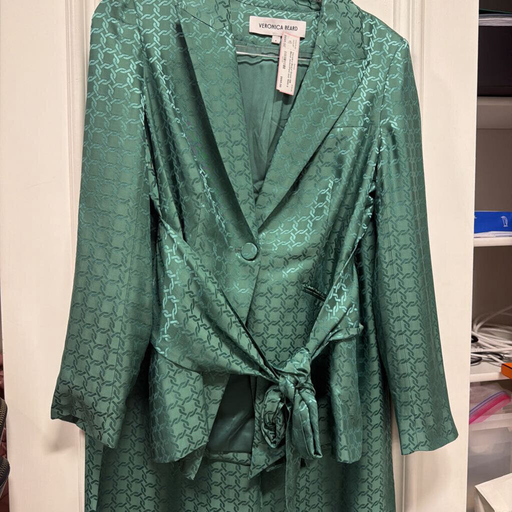 Green Silk Blend Jacket/Pant (est 1500)