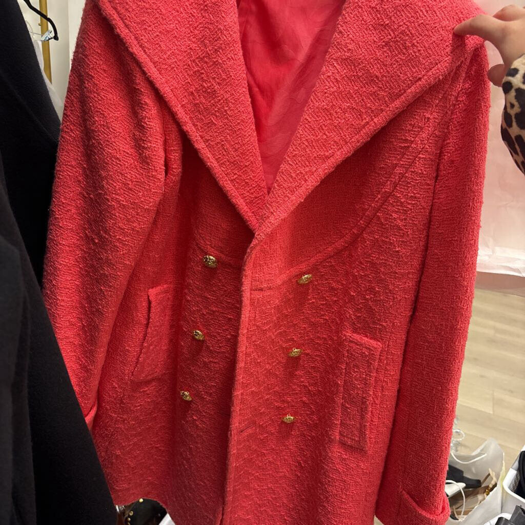 2026 C Pink Cotton Coat