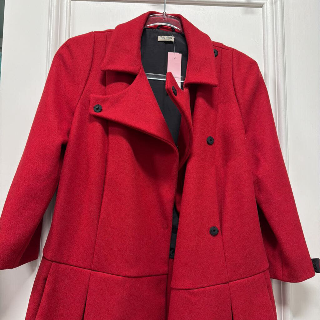 2007 Red Wool Blend Coat