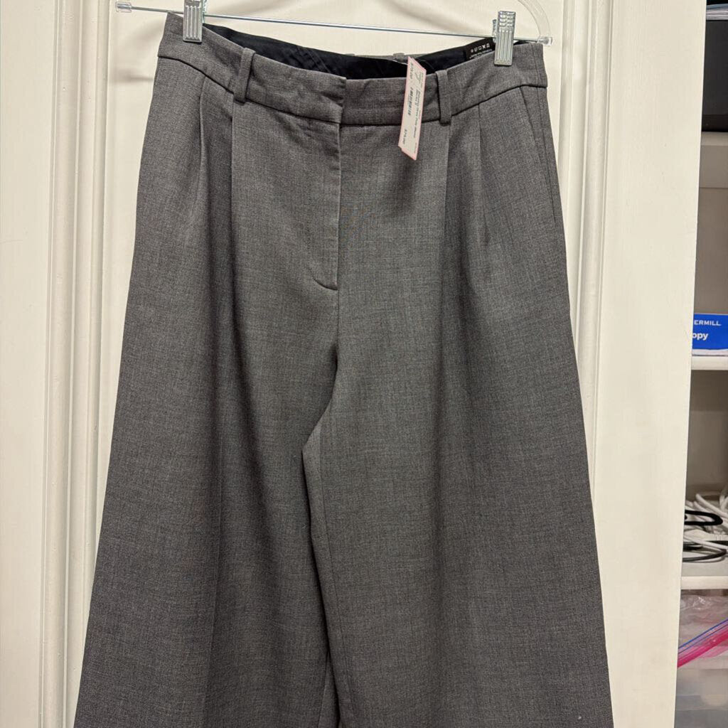 Grey Poly Blend Slacks