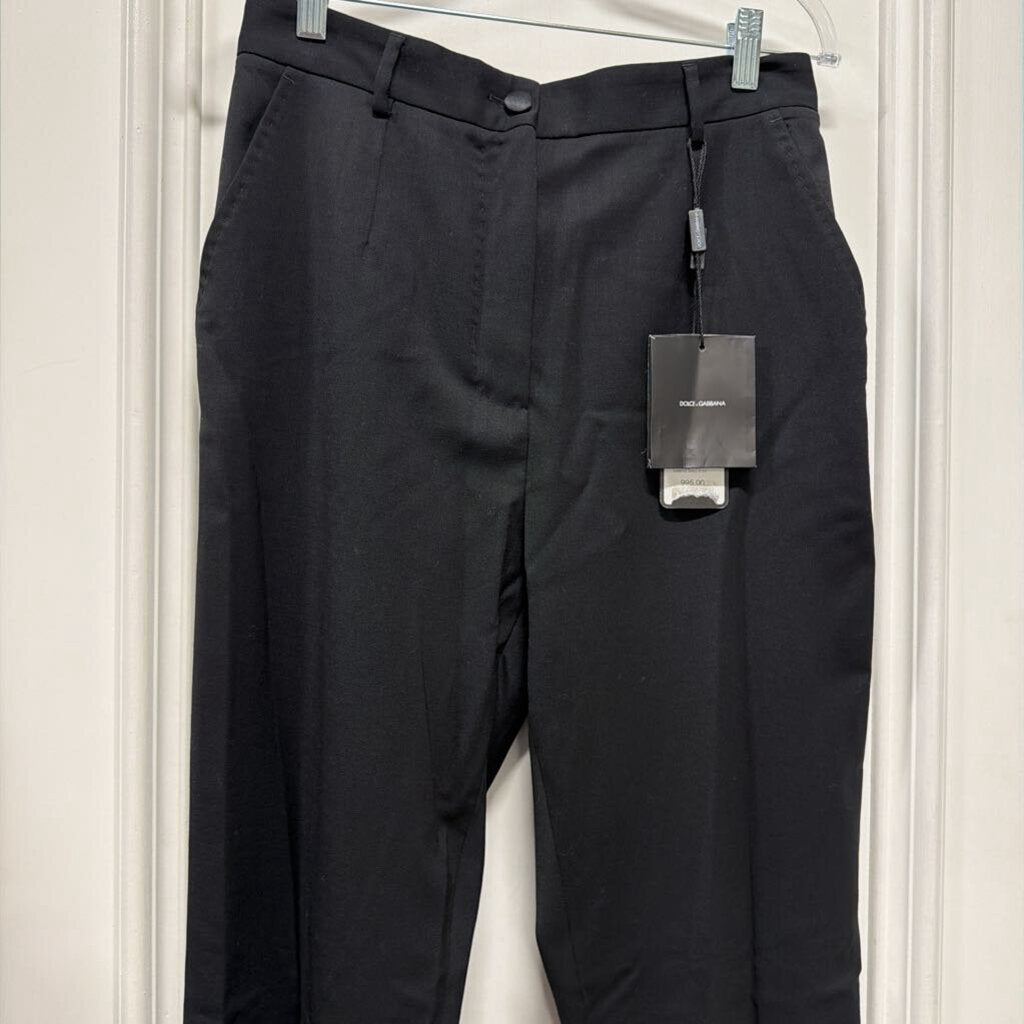Black Wool Trousers
