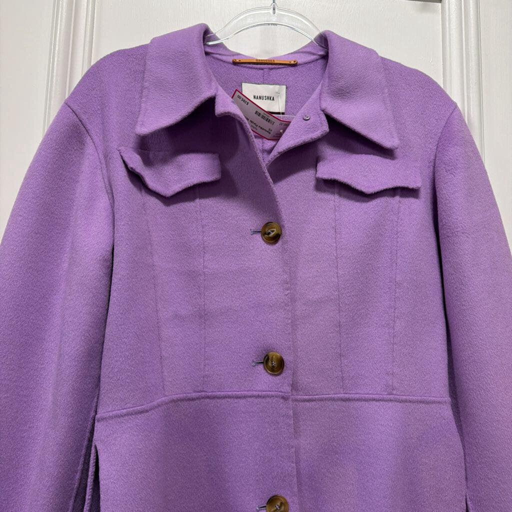 Purple Wool Jacket