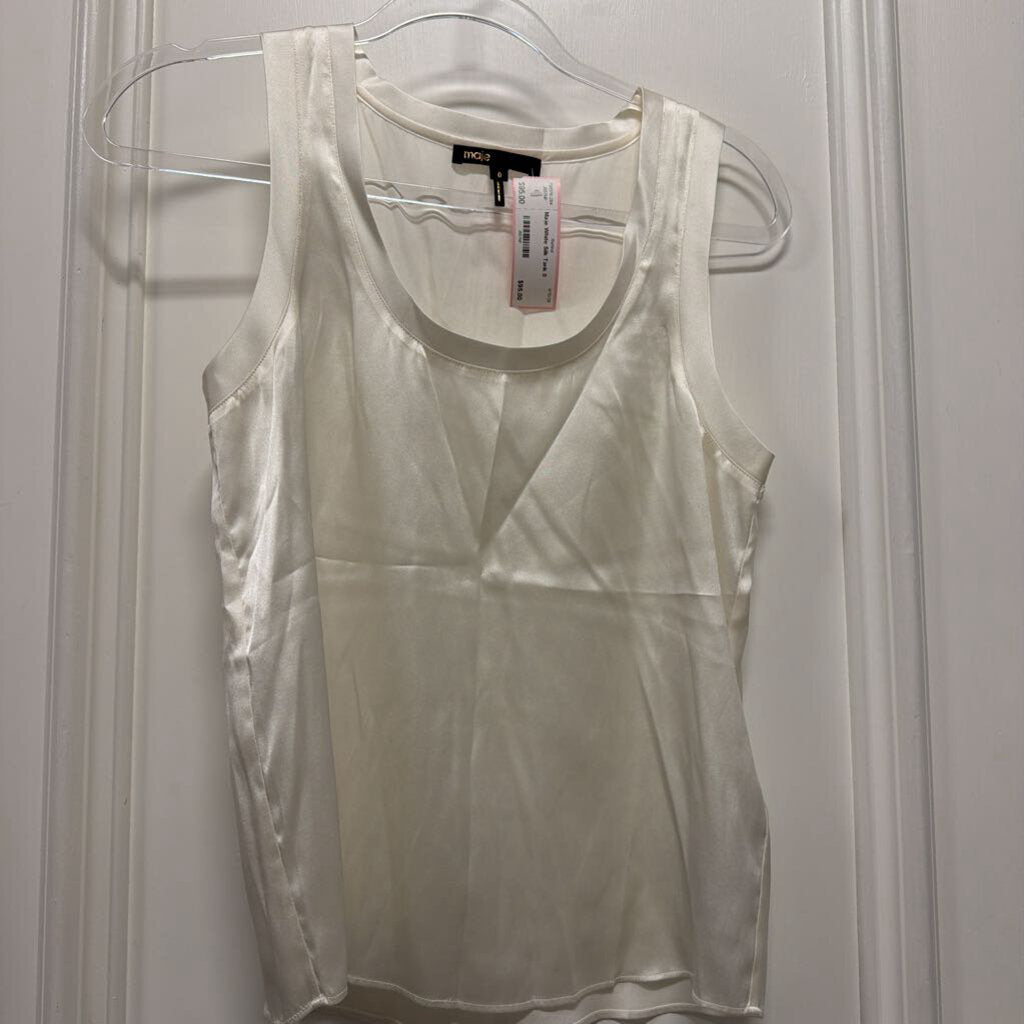 White Silk Tank