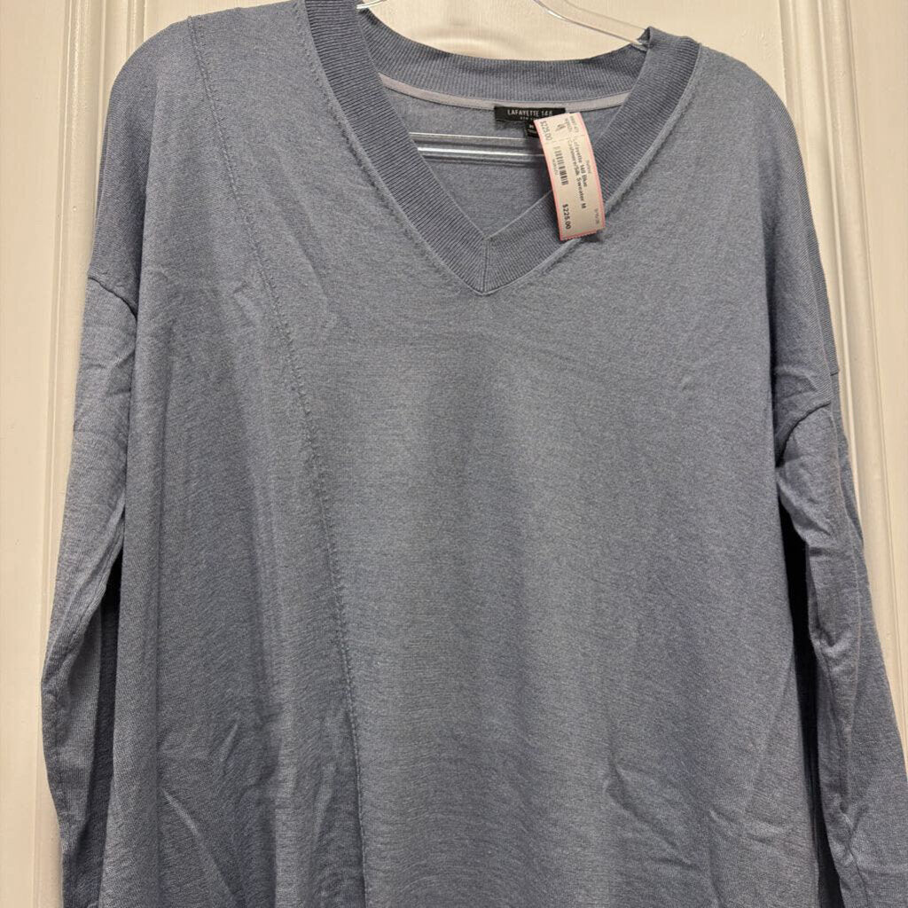 Blue Cashmere/Silk Sweater