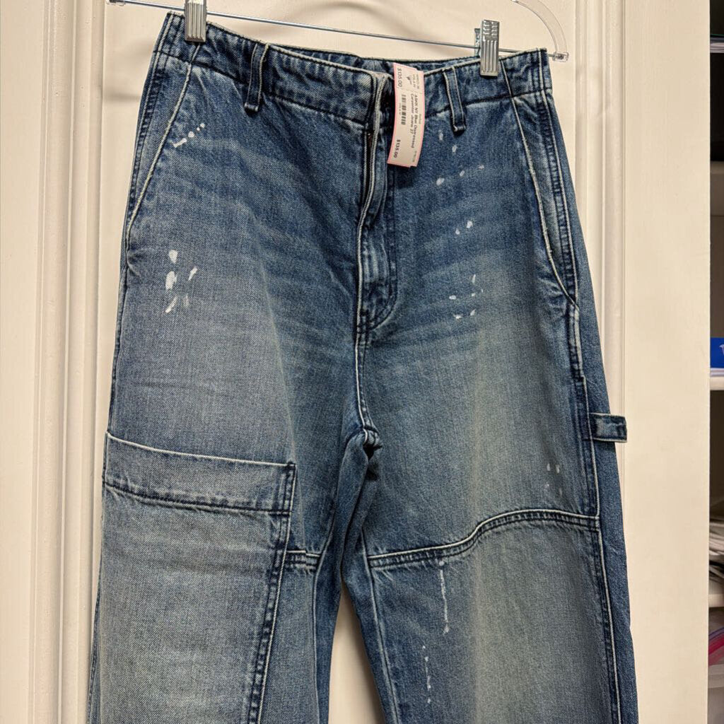 Blue Distressed Carpenter Jeans