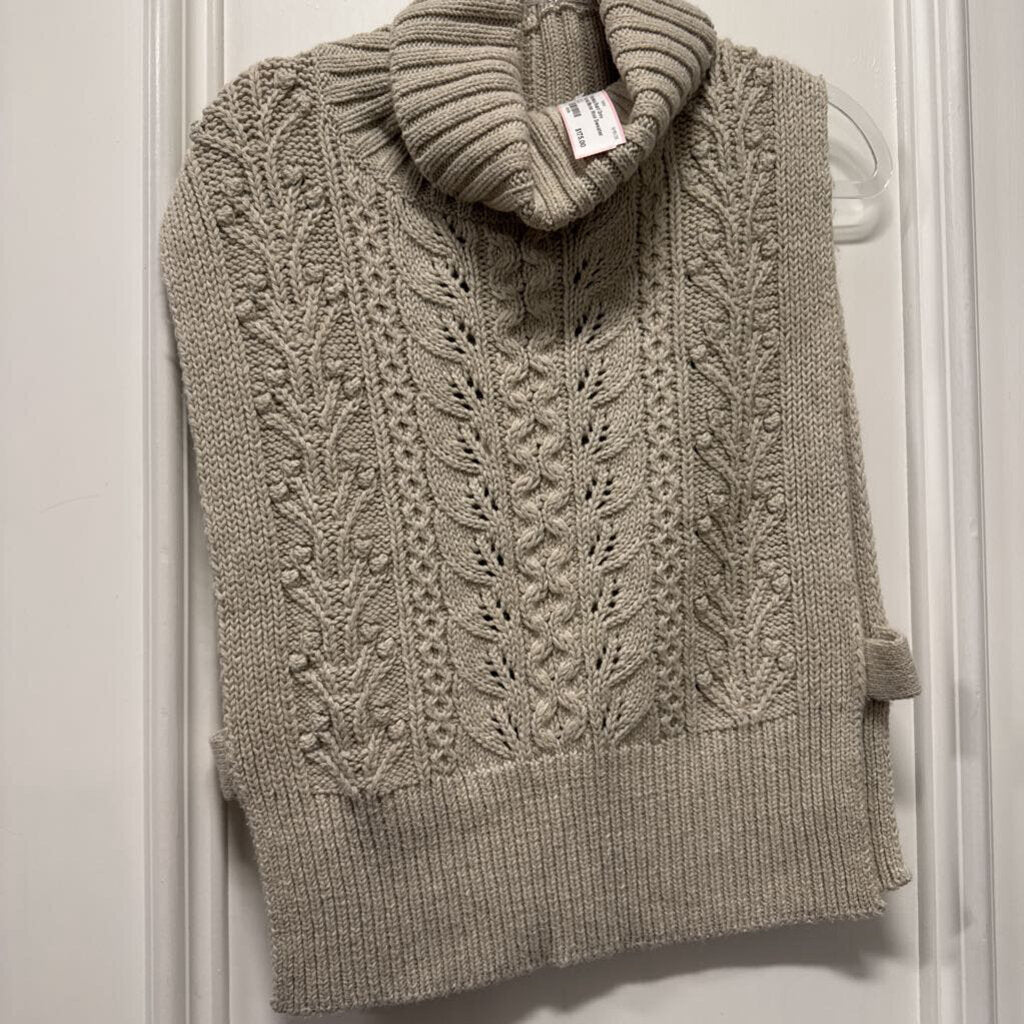 Grey Acrylic/Merino Wool Sweater Vest