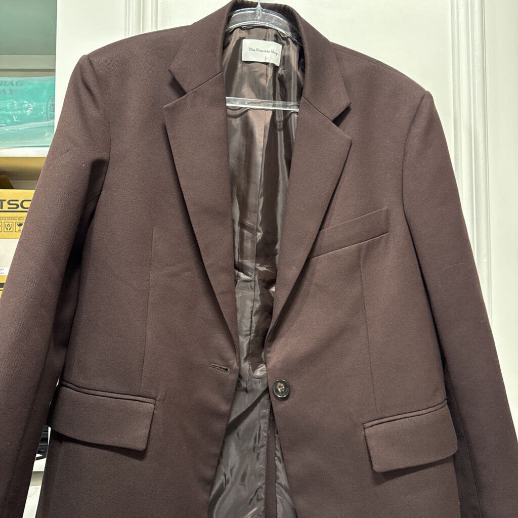 Brown Viscose Blazer