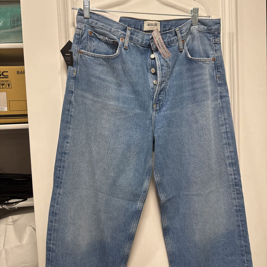 Blue High Rise Wide Leg Jeans (NWT)