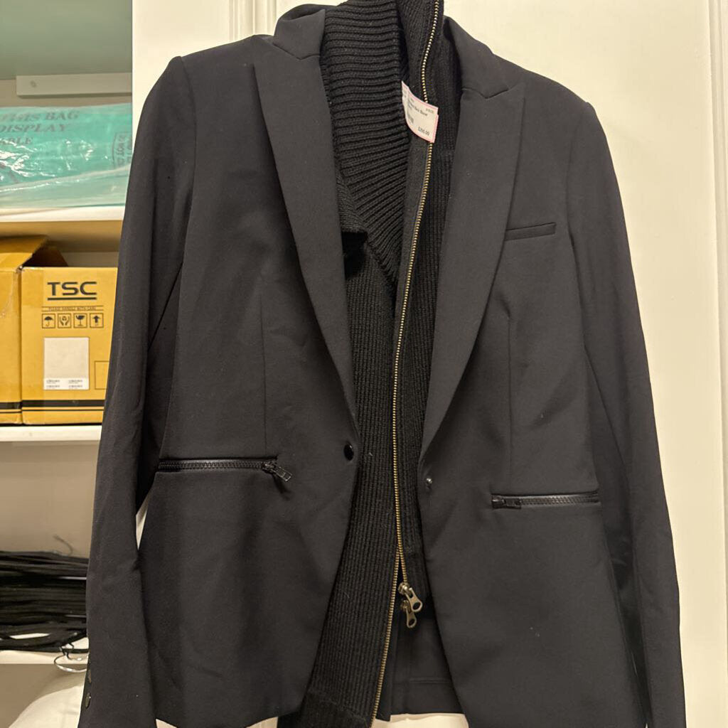 Black Blazer w/ Dickey