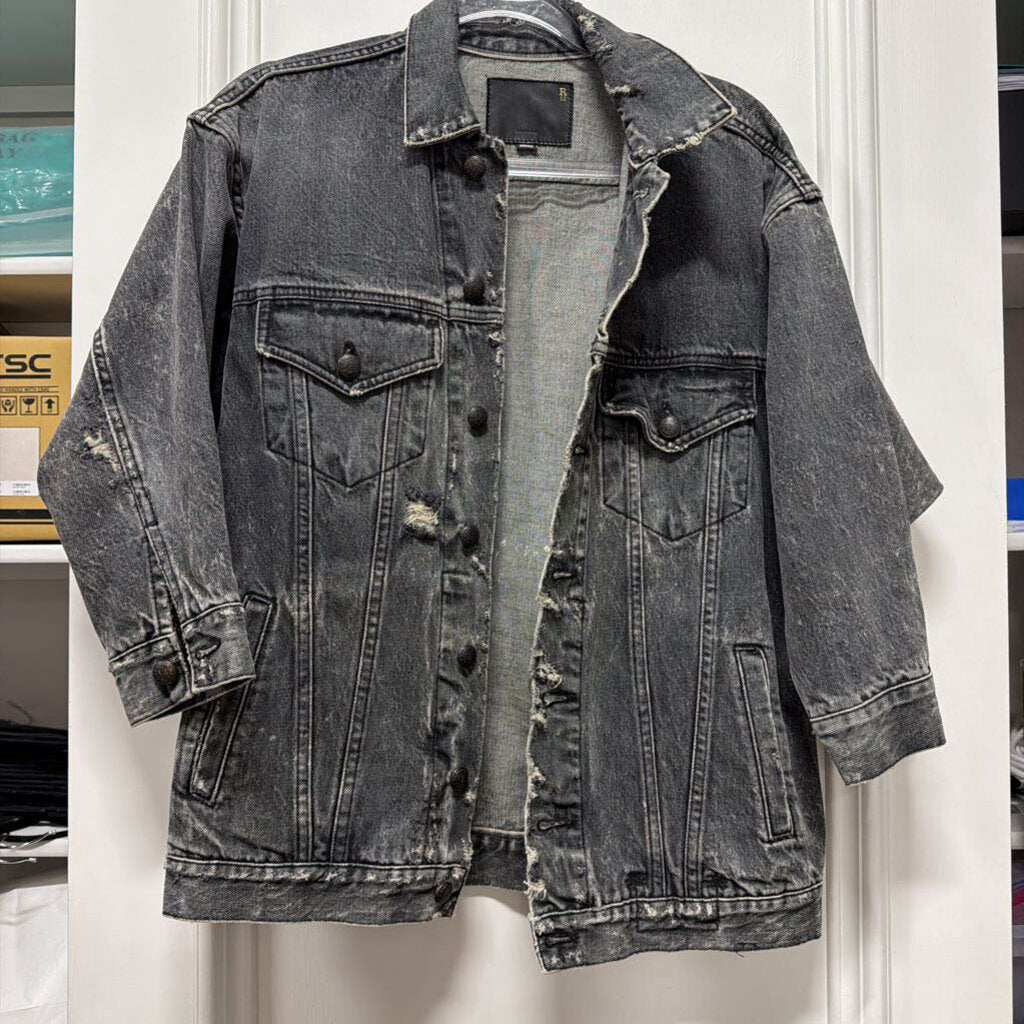 Gray SS Denim Jacket
