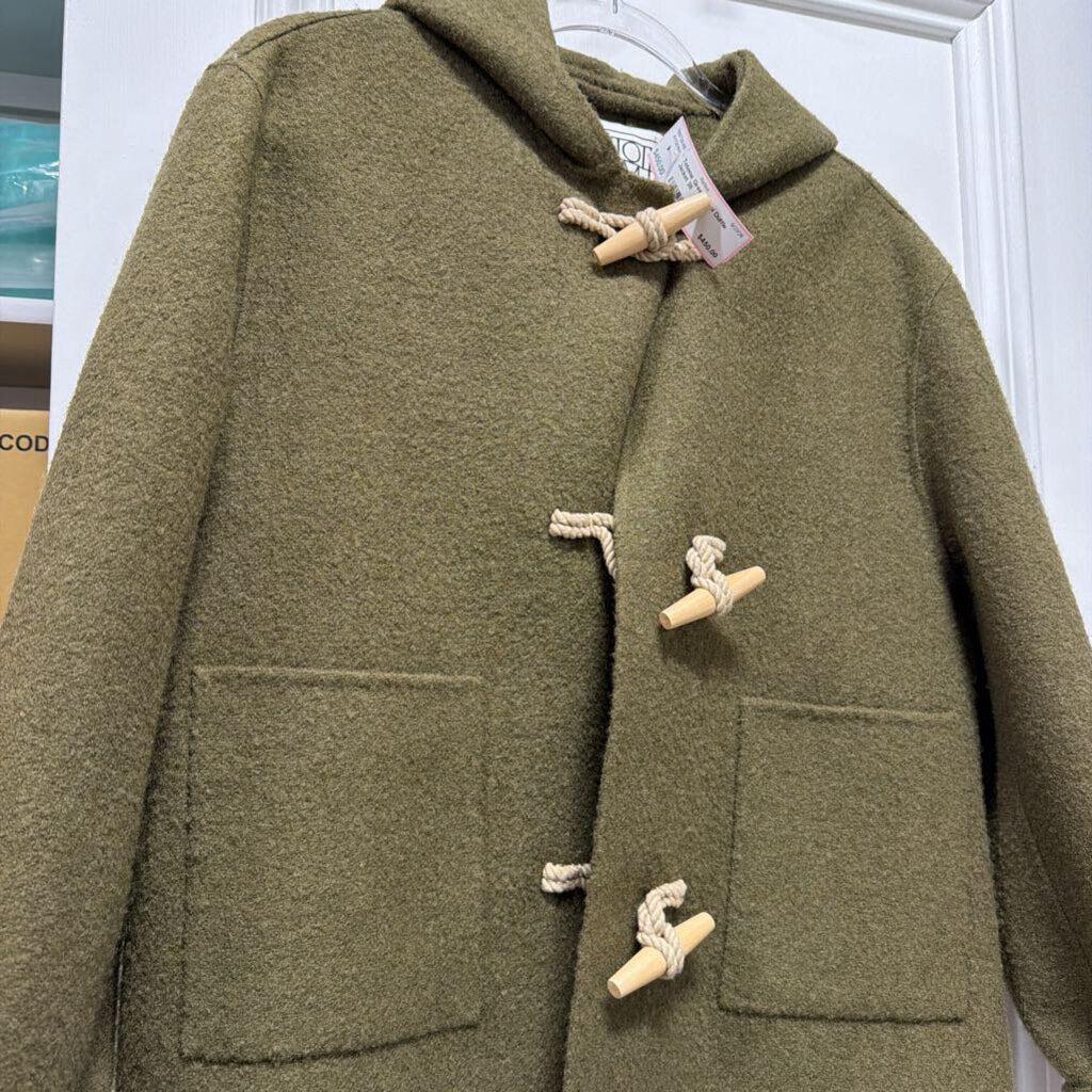 Green Wool Duffle Jacket