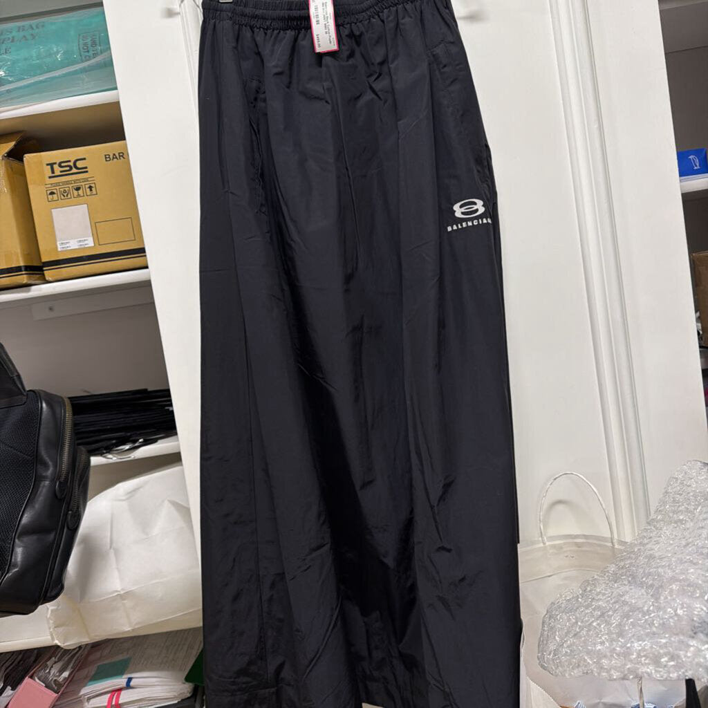 Black Cotton Poplin Midi Skirt (NWT 1890)