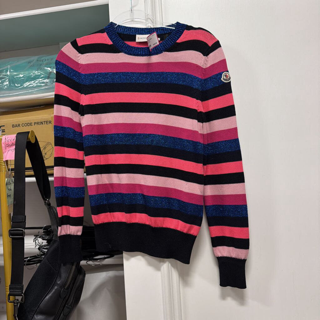 Multicolor Stripe Cotton Sweater