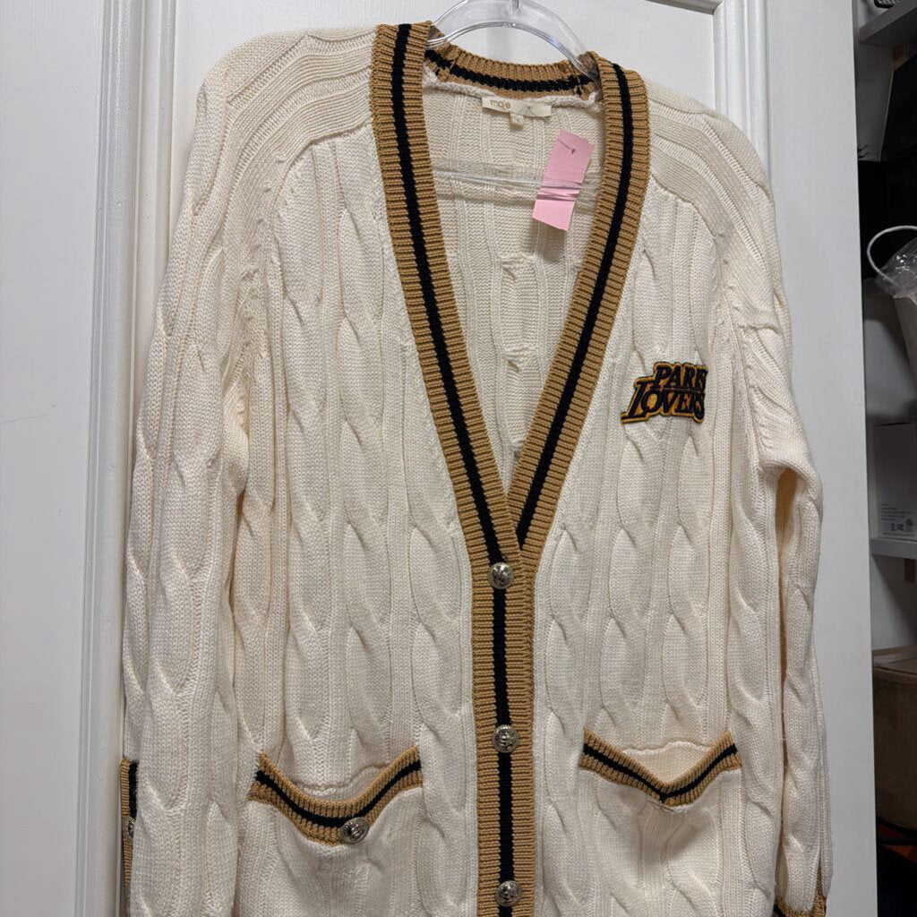 Cream/Multi Wool/Acrylic Cardigan